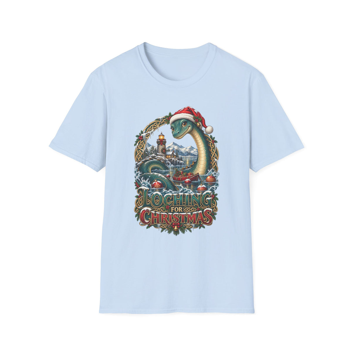 Lock Ness | Scottish Legend Christmas T-Shirt