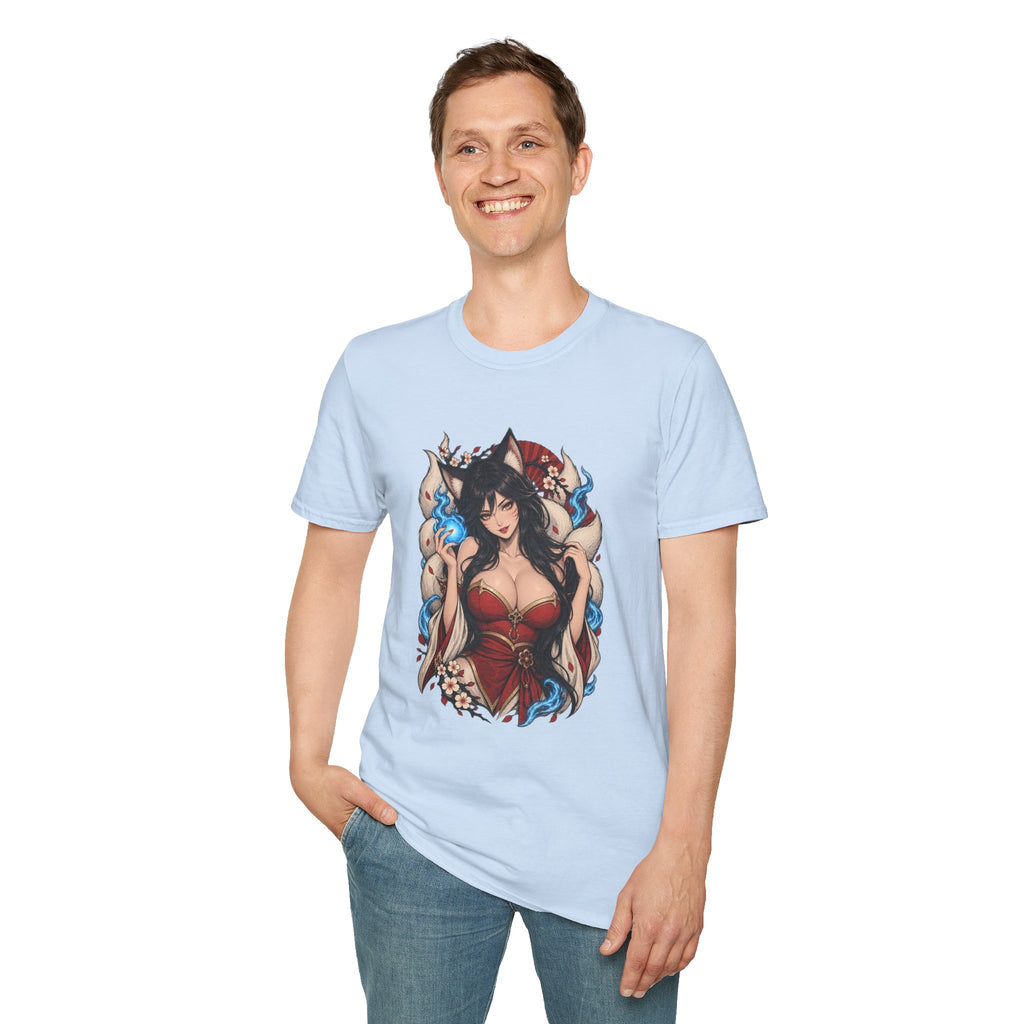 Ahri | League of Legends | Anime Pin Up Kitsune Girl T-Shirt