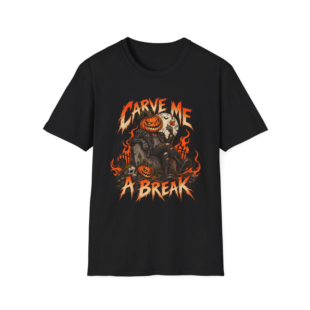 Halloween | Pumpkin Skull | Spooky Graphic Tee