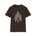 Gothic Ribcage T-Shirt Design | Surreal Observatory & Moon