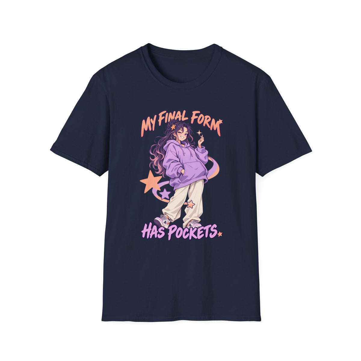 My Final Form Has Pockets | Cute Anime Girl Graphic Tee