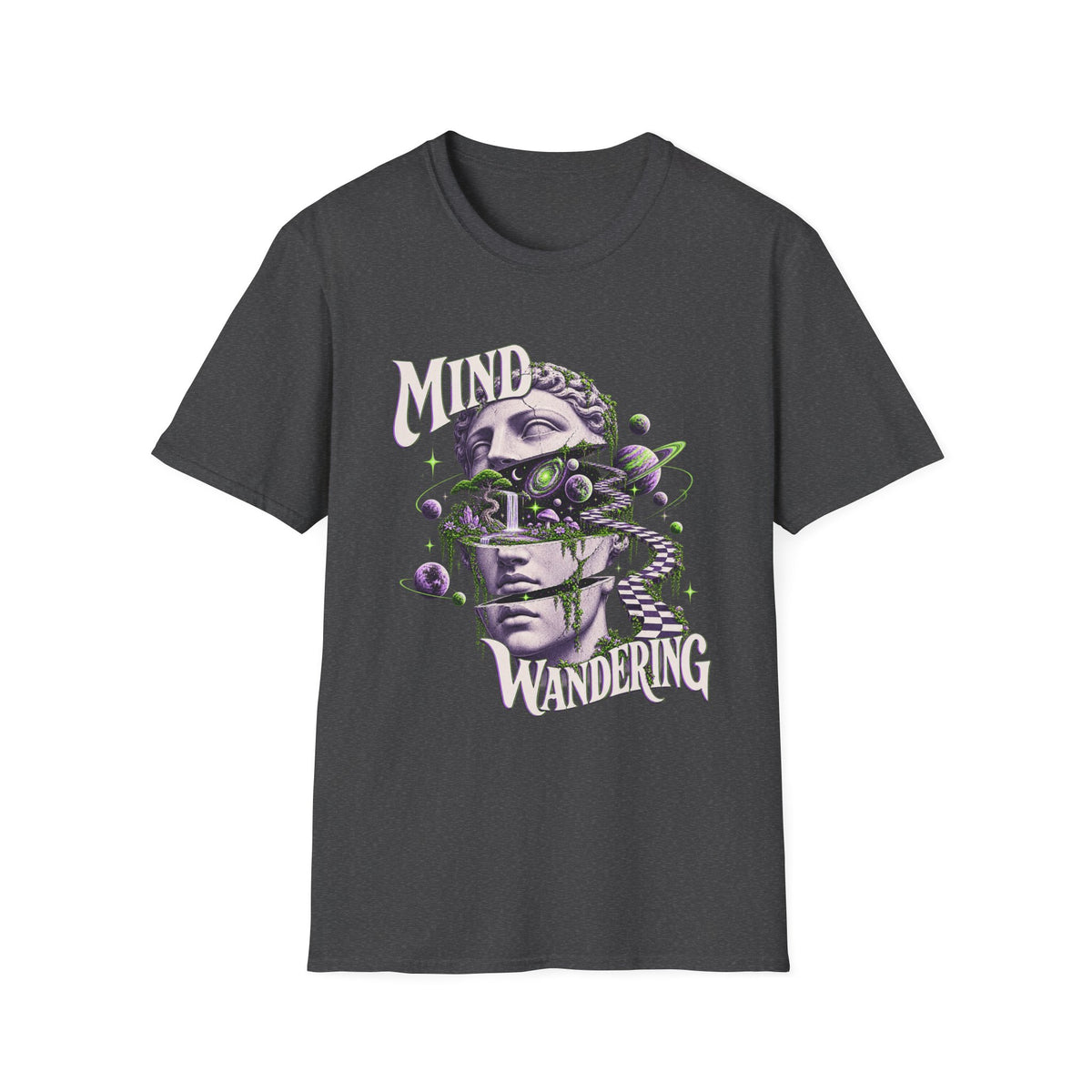 Mind Wandering | Surreal | Retro | Statue | Graphic Tee