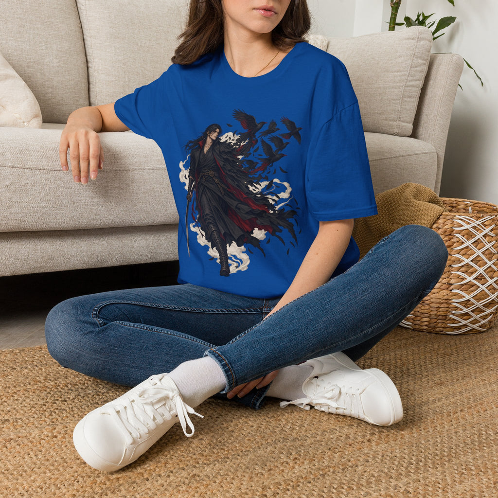 Dark Samurai | Raven Warrior Spirit | Graphic T Shirt
