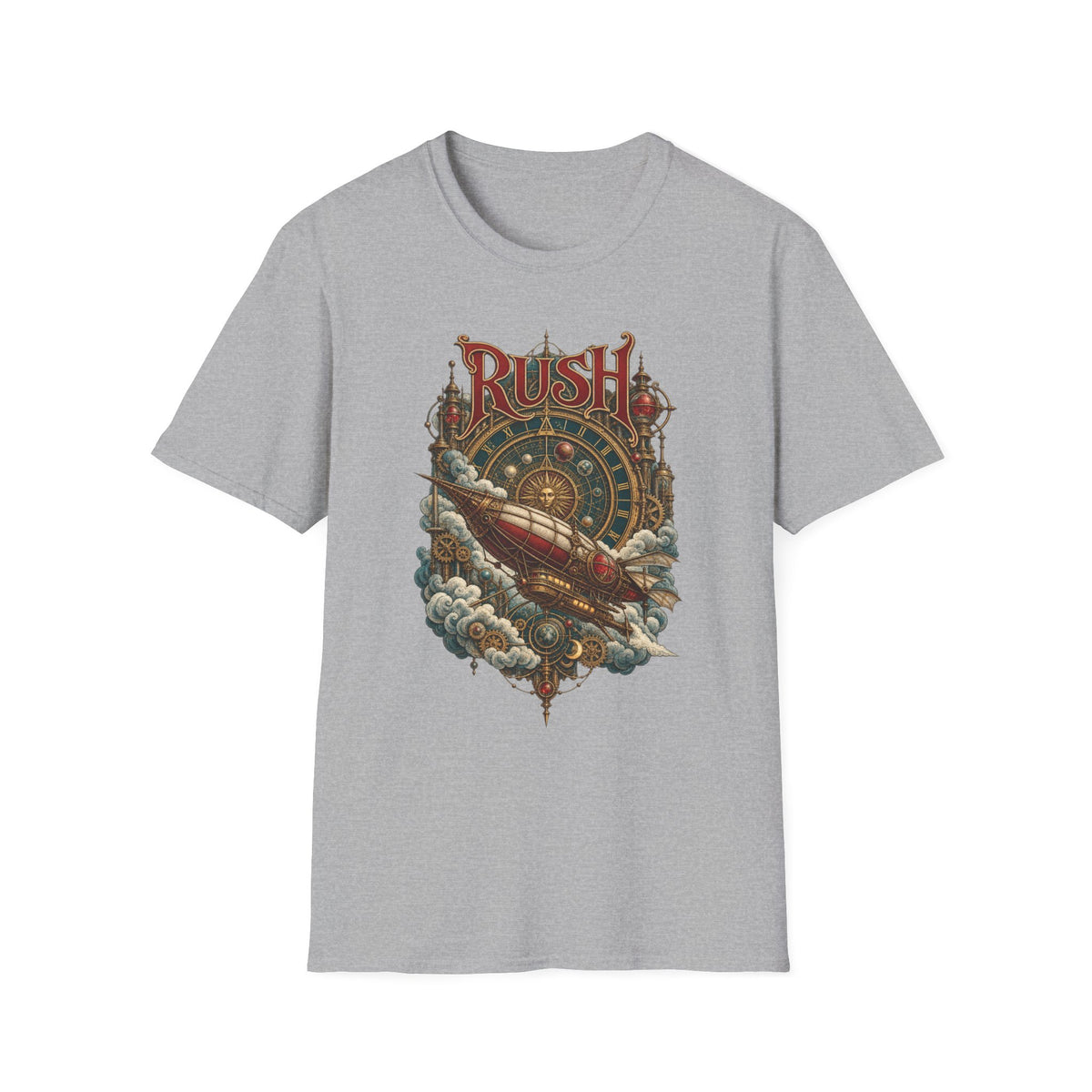 Rush | Clockwork Flight | Prog Band Airship T-Shirt