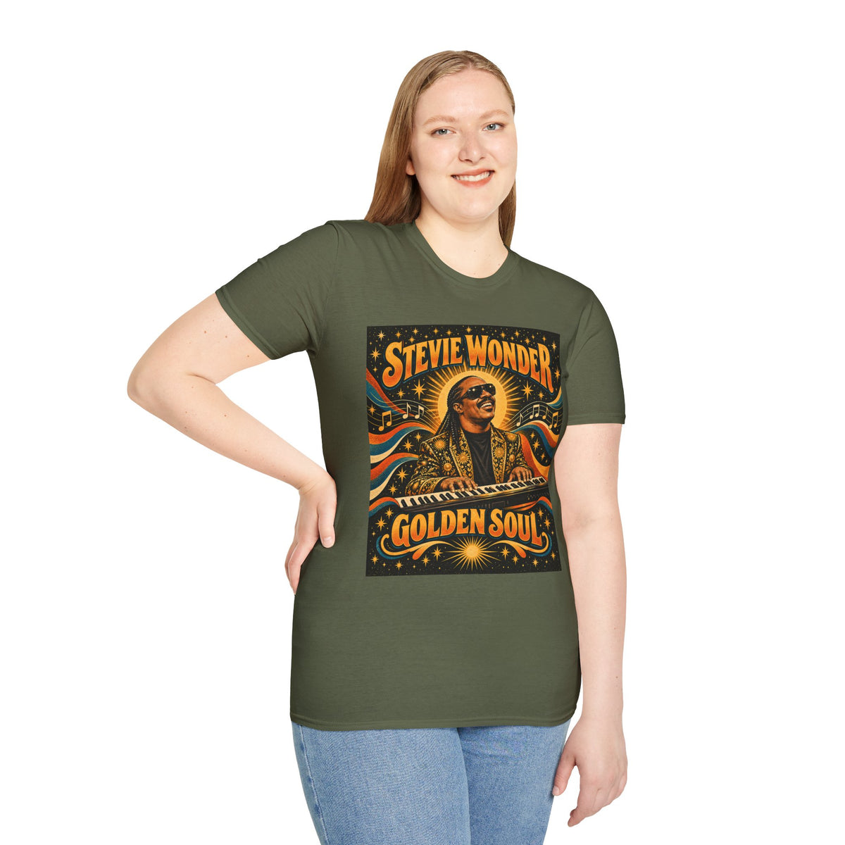 Stevie Wonder Golden Soul T‑Shirt