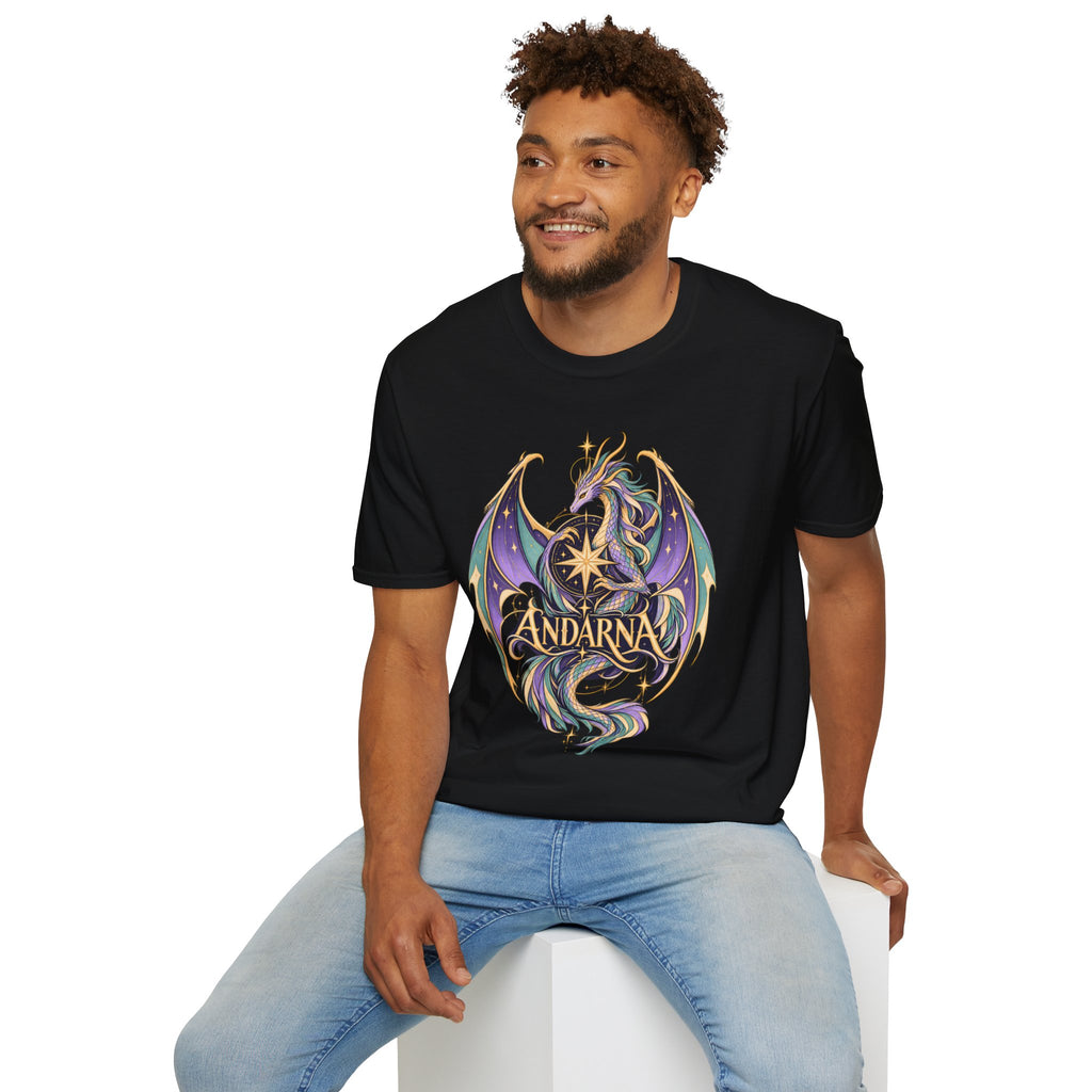 Andarna | Onyx Storm Dragon Graphic T-Shirt | Book Inspired