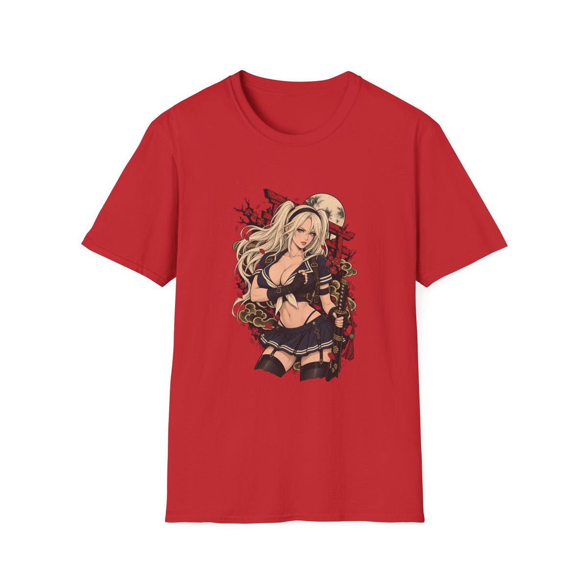Babydoll | Pinup Japanese Anime Samurai Girl | Sucker Punch T-Shirt