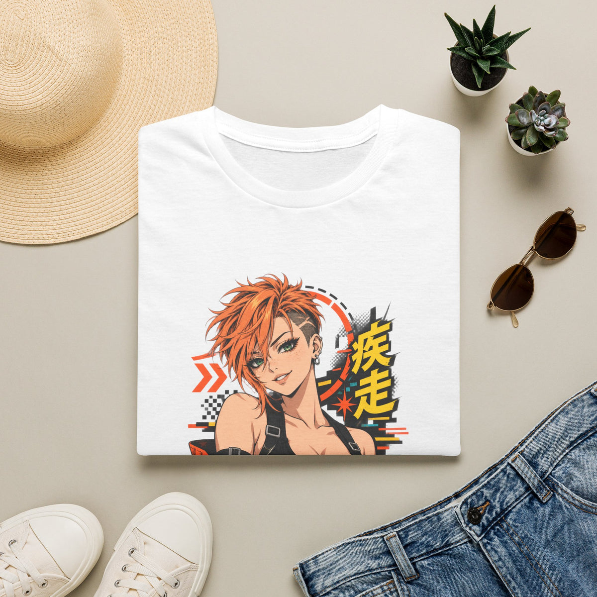 Amber | Anime Punk Sexy Pin Up Girl T-Shirt