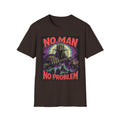 No Man No Problem T-Shirt — Retro Gothic Castle Graphic Tee