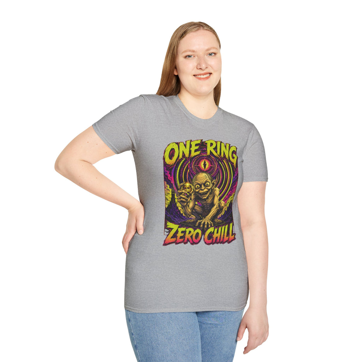 One Ring Zero Chill T-Shirt — Gollum Fantasy Horror Graphic Tee