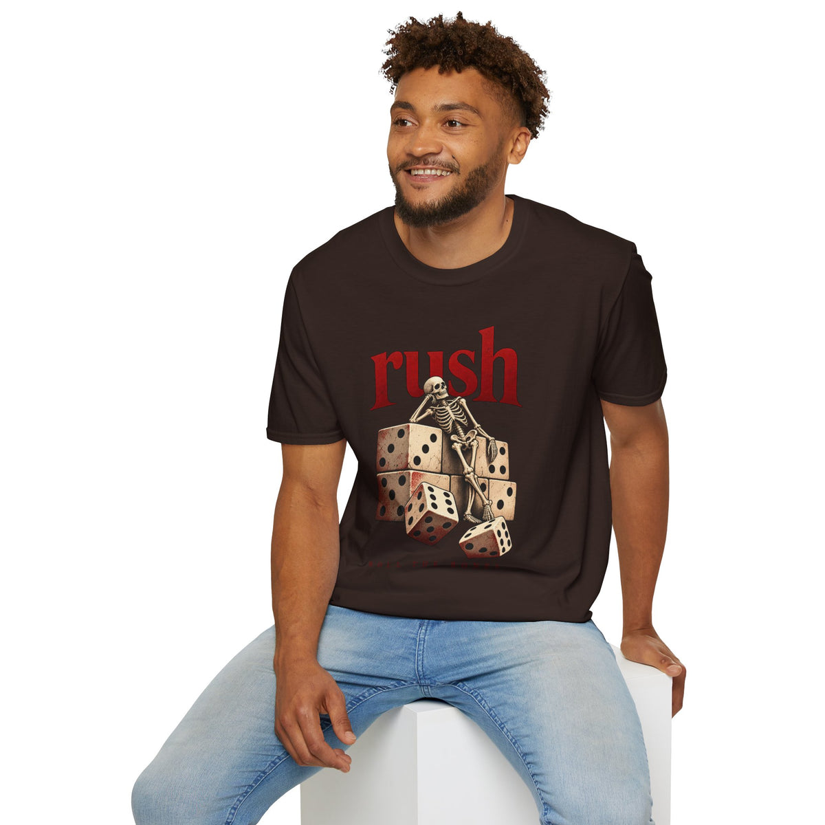Rush | Roll the Bones | Dice Skeleton Prog Band T-Shirt