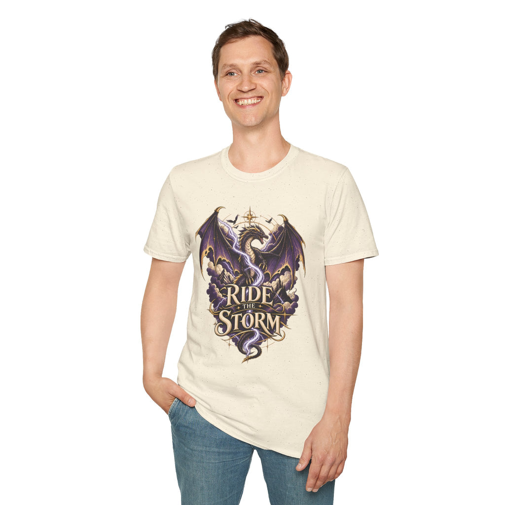 Ride the Storm | Fourth Wing Book Inspired Dragon T Shirt