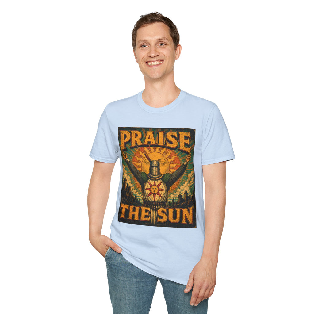 Praise the Sun T-Shirt — Dark Souls-Inspired Gaming Tee