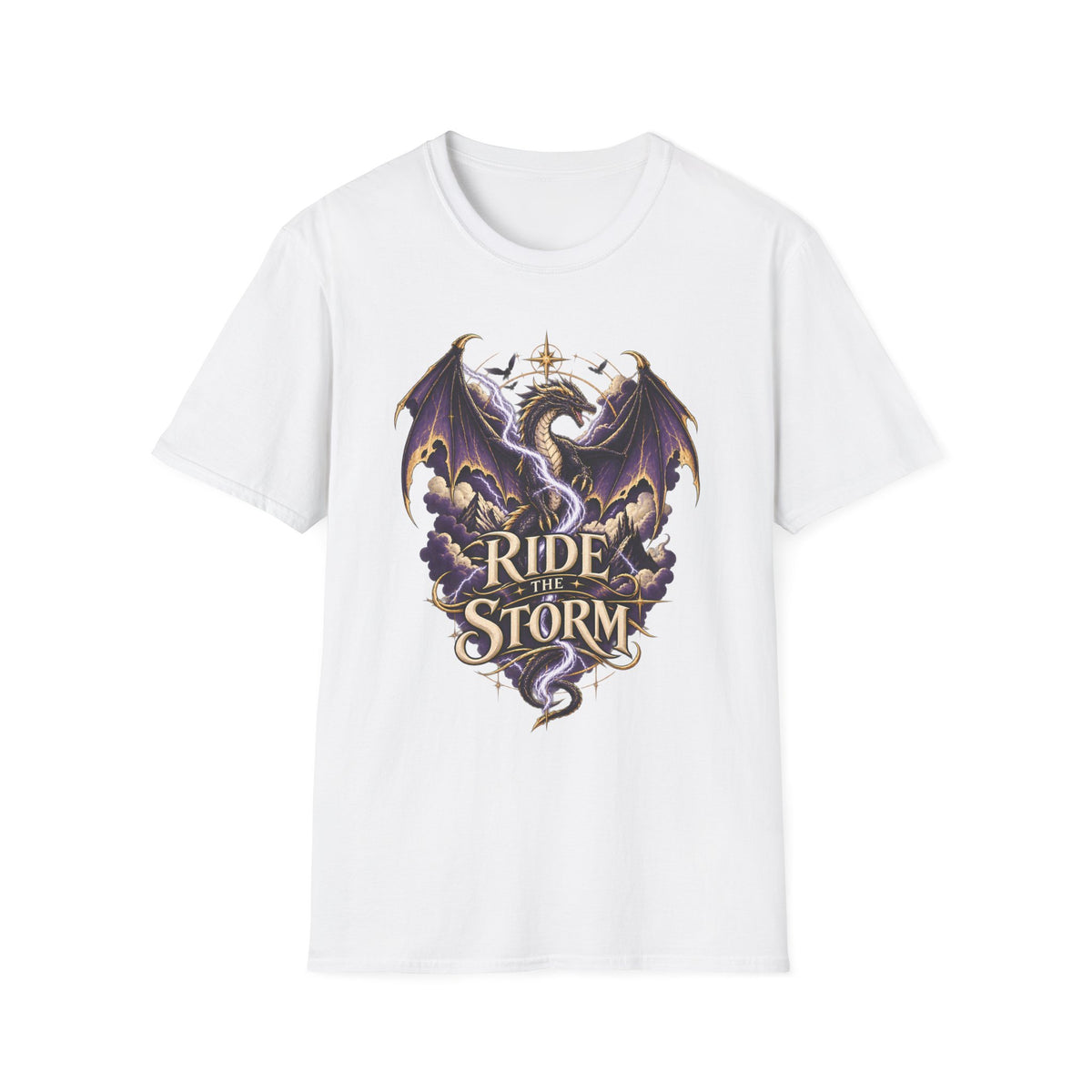 Ride the Storm | Fourth Wing Book Inspired Dragon T Shirt