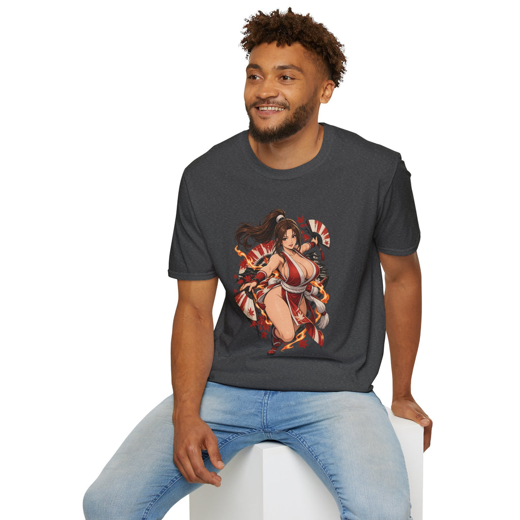 Mai Shiranui | Fatal Fury | Anime Style Pin up Girl Warrior T-Shirt