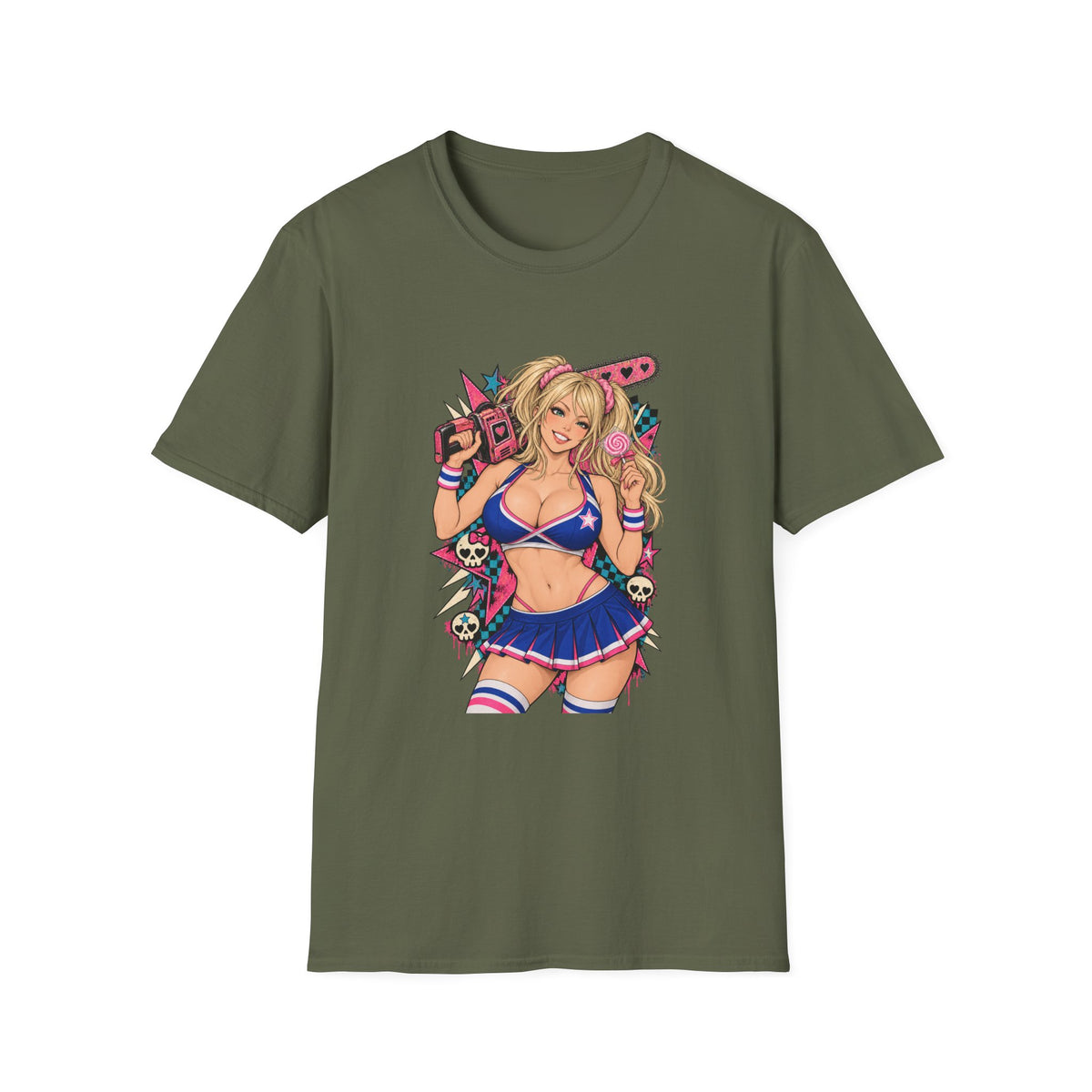 Juliet Starling | Lollipop Chainsaw Sexy Pin Up Girl T Shirt