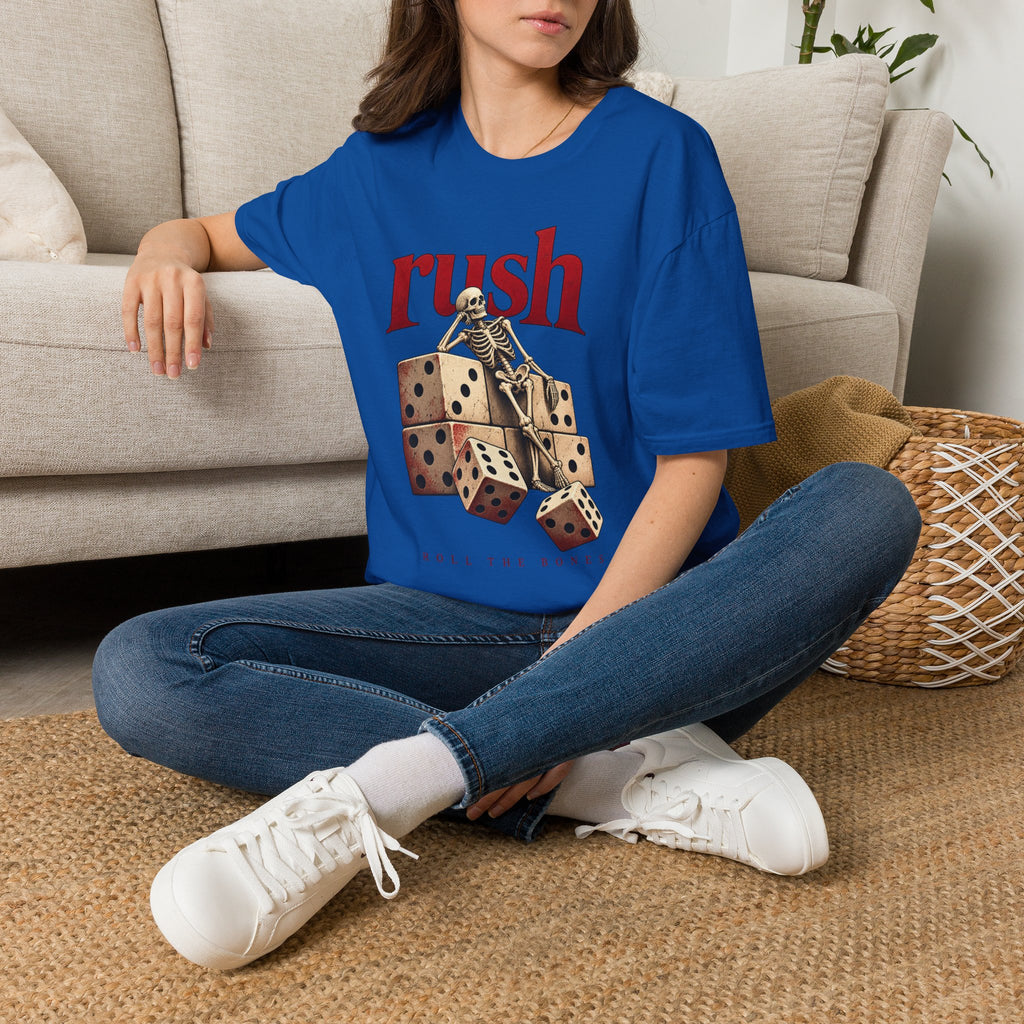 Rush | Roll the Bones | Dice Skeleton Prog Band T-Shirt