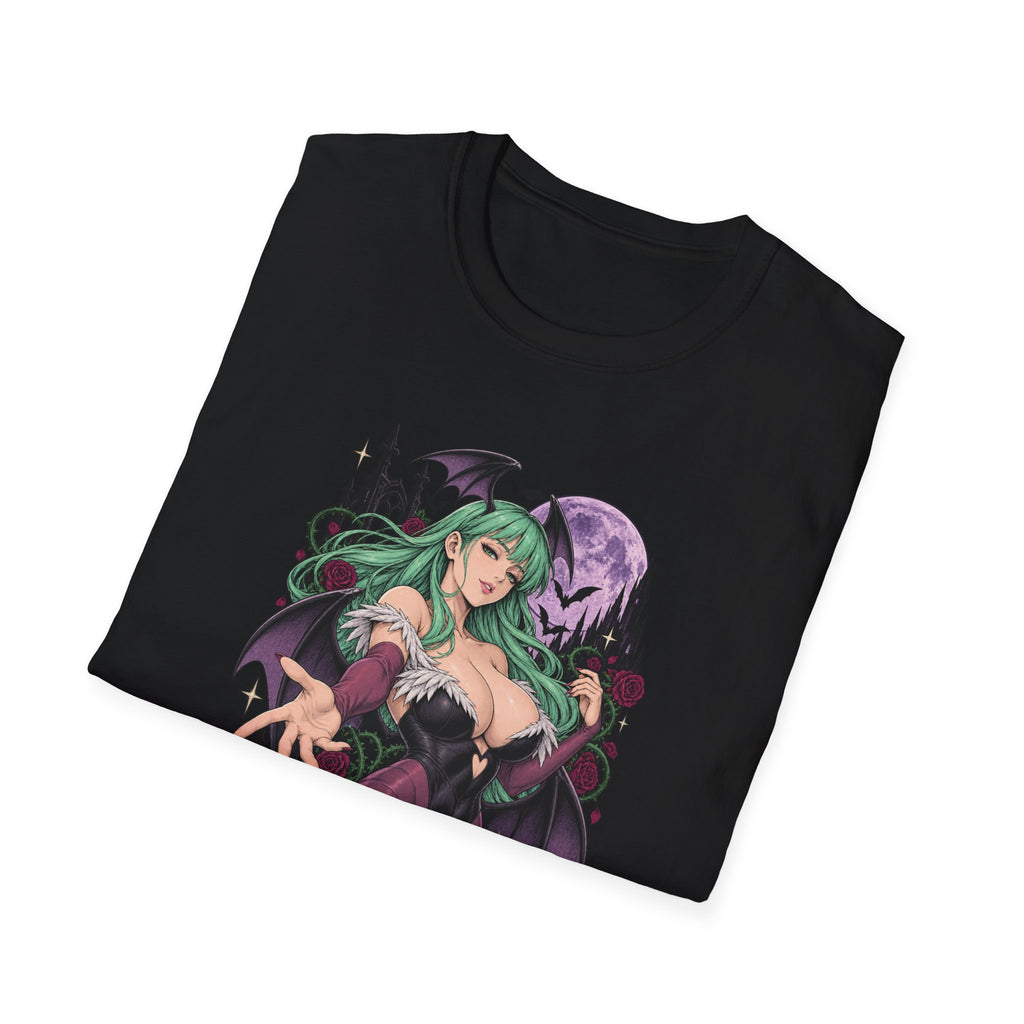 Morrigan | Sexy Succubus Pin Up Girl | Gothic Sorceress Halloween Gamer T-Shirt