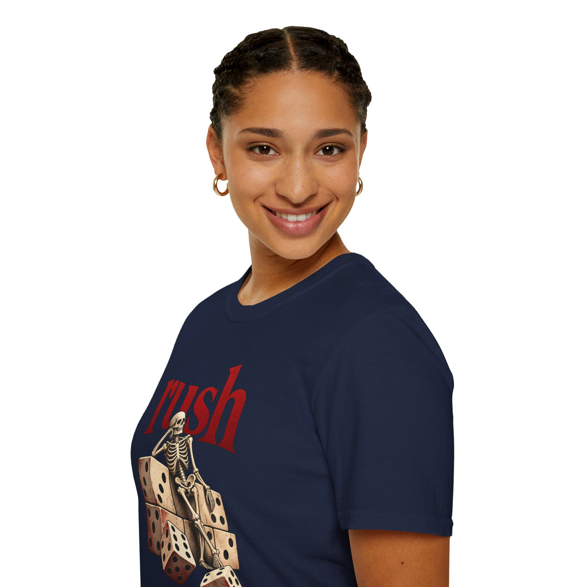 Rush | Roll the Bones | Dice Skeleton Prog Band T-Shirt