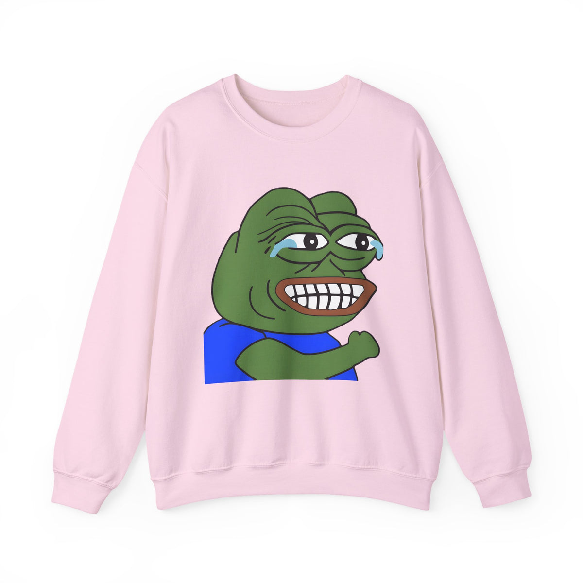 Pepe Frog Laughing Crewneck Sweatshirt