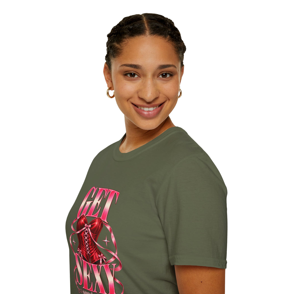 Get Sexy | Sugababes | Corset Retro Pink Y2K Vibe Graphic T Shirt