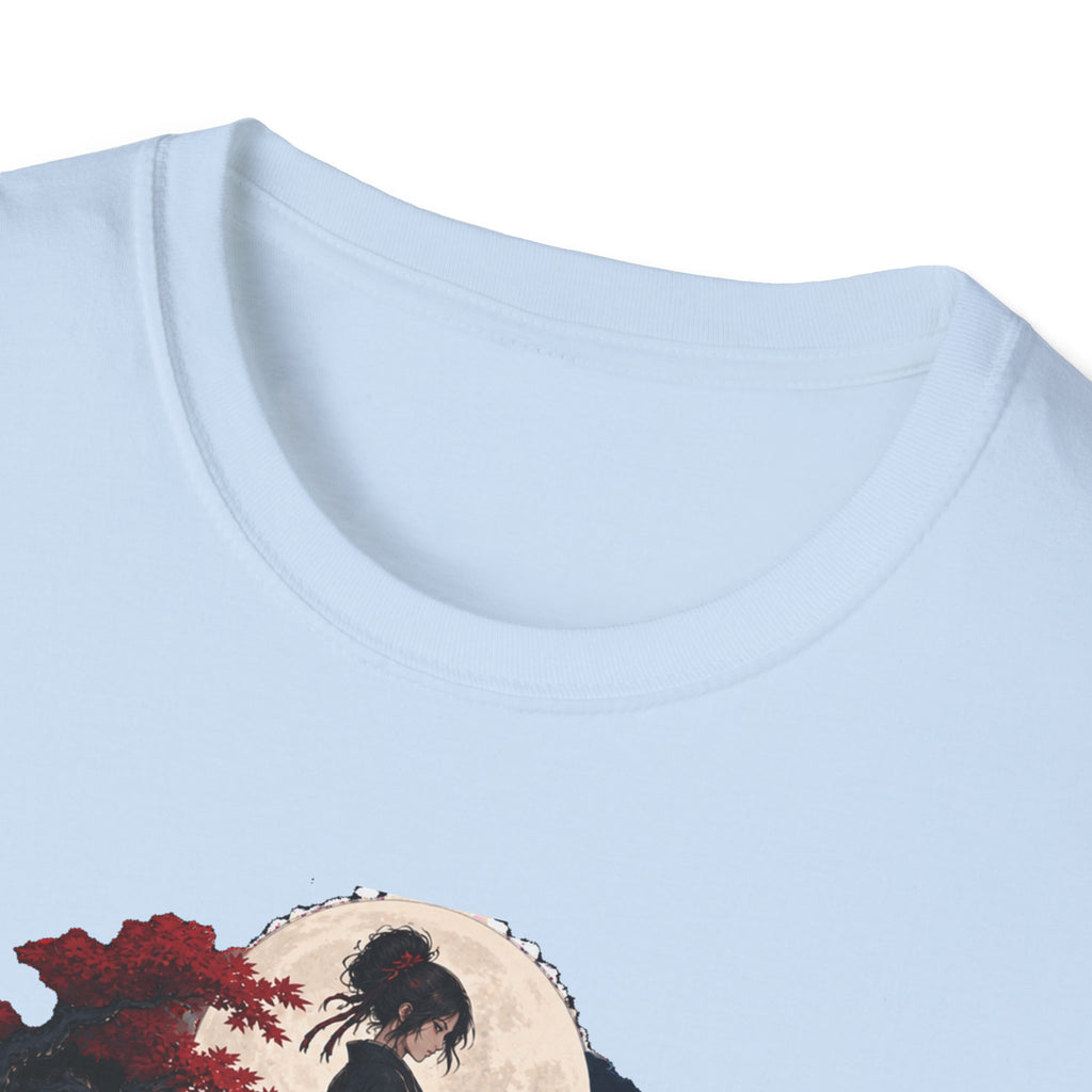 Reflection of a Monster | Moonlit Wolf Spirit T-Shirt | Samurai Silhouette Graphic Tee