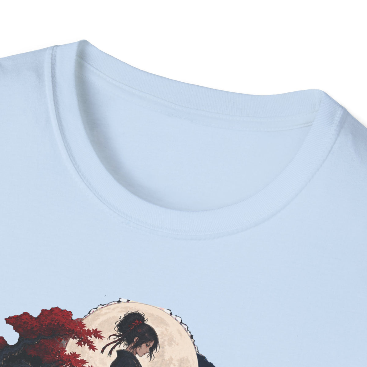 Reflection of a Monster | Moonlit Wolf Spirit T-Shirt | Samurai Silhouette Graphic Tee