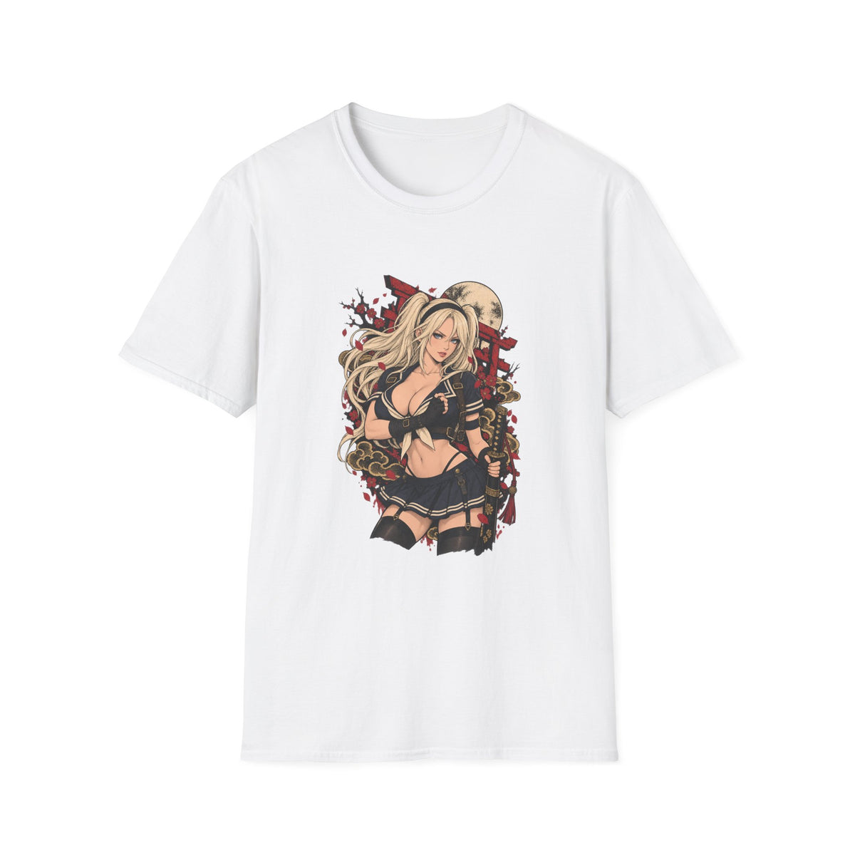 Babydoll | Pinup Japanese Anime Samurai Girl | Sucker Punch T-Shirt