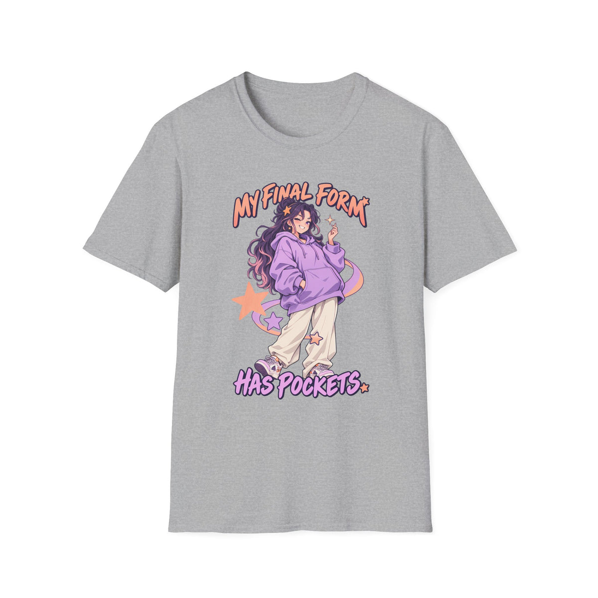 My Final Form Has Pockets | Cute Anime Girl Graphic Tee