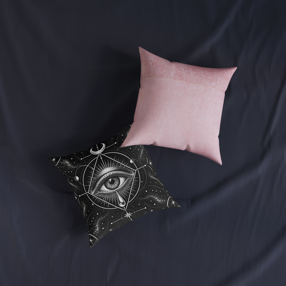 All Seeing Eye Gothic Celestial Cushion | Decorative Sofa Pillow