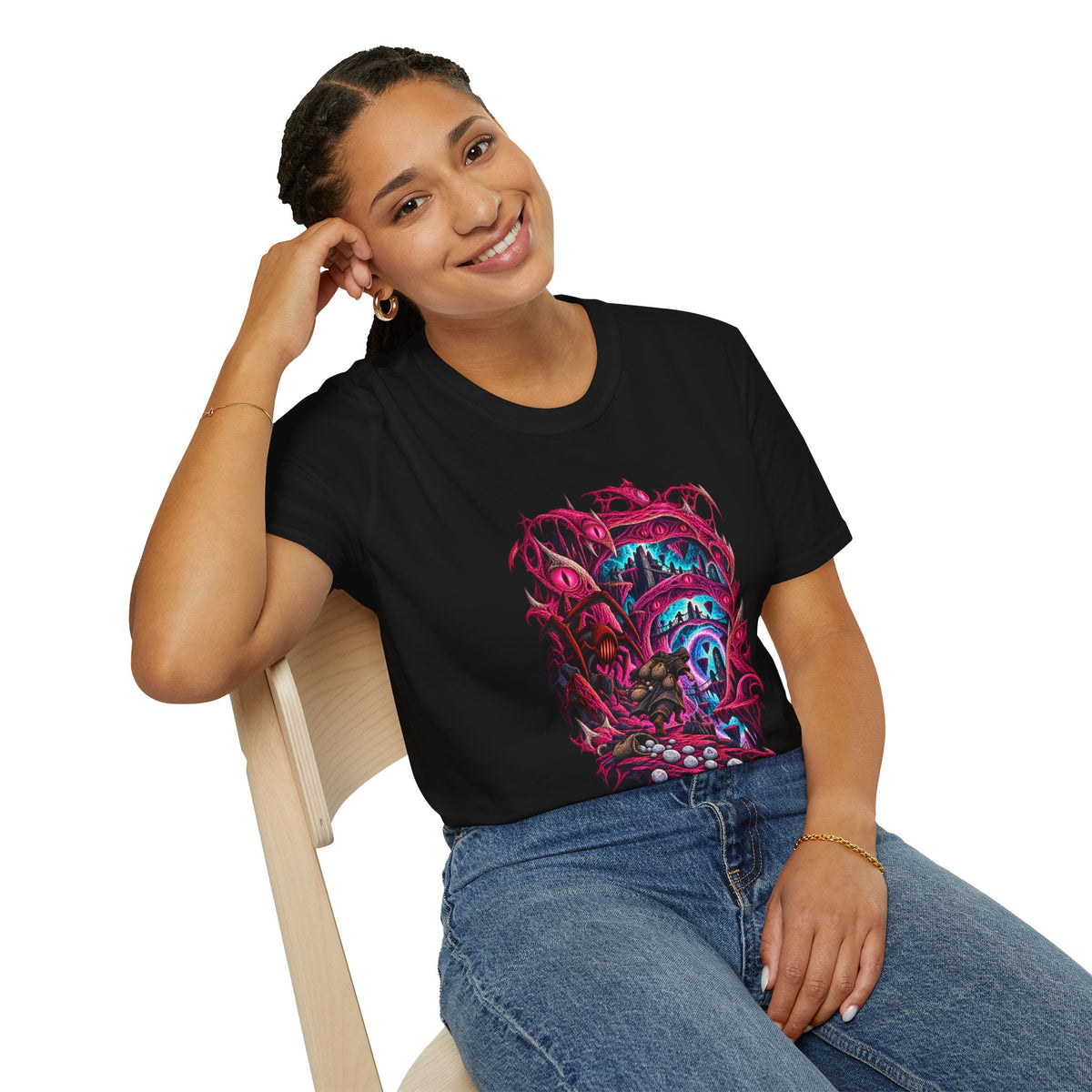 Abyssal Runecrafting | OSRS | Runescape | Psychedelic Portal Graphic T-Shirt