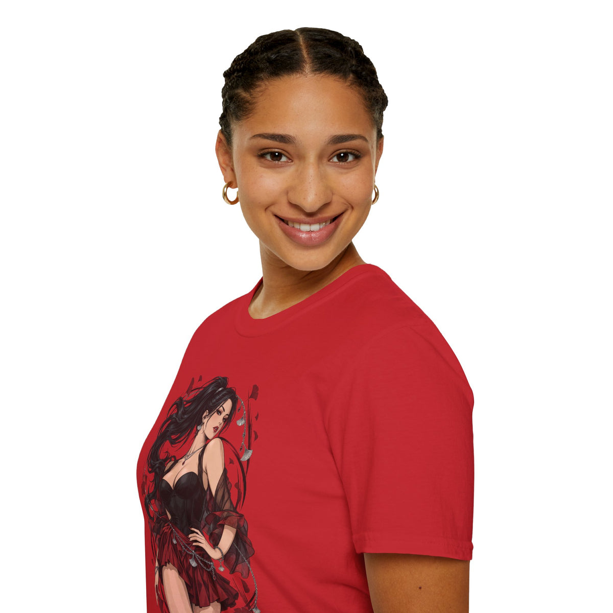 Victoria | Japanese Anime Style Sexy Pin Up Girl Graphic Shirt