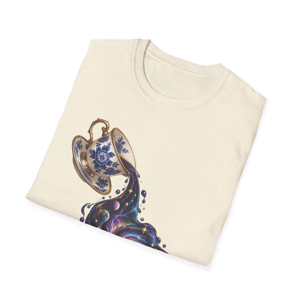 Cosmic Teacup T-Shirt Design | Surreal Galaxy & Space Art