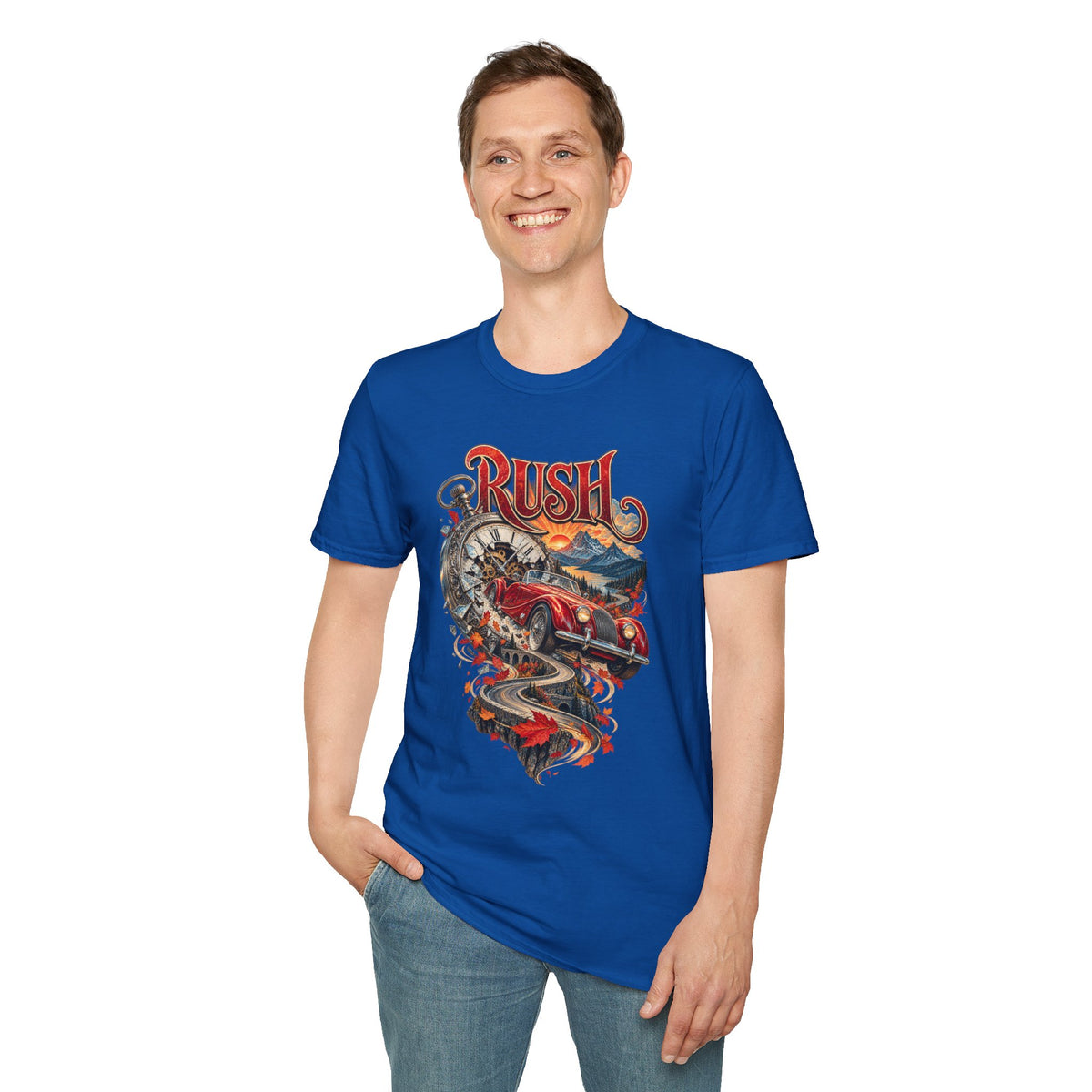 Rush | Prog Band | Red Barchetta | Graphic T-Shirt