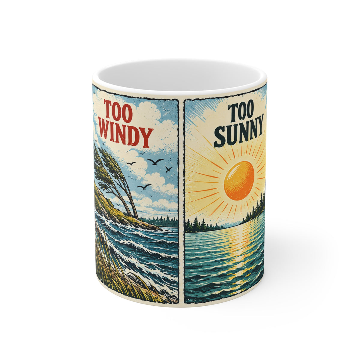 Excuses Excuses | Fishing Hobby Coffee Mug Gift (11oz)