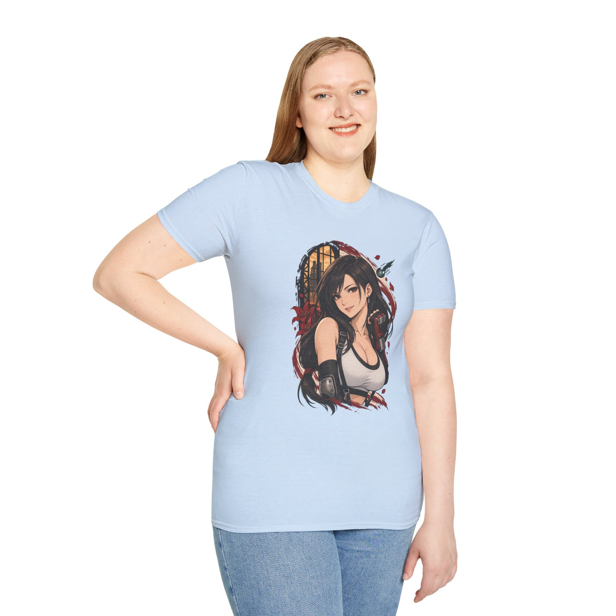 Tifa Lockhart | Final Fantasy VII Pin Up Style Anime Shirt