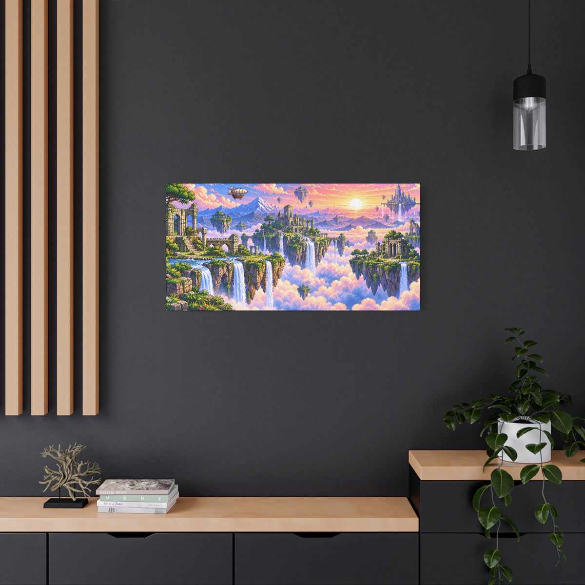 Floating Realms Fantasy Canvas Wall Art