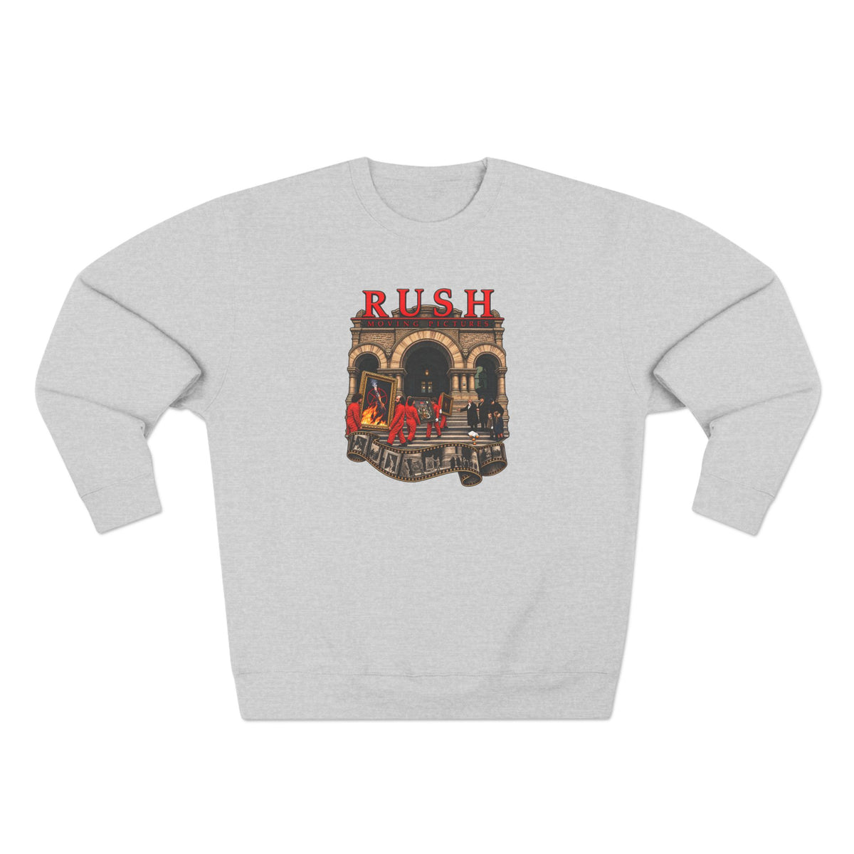 Rush | Moving Pictures | Band Album Art Crewneck Sweatshirt