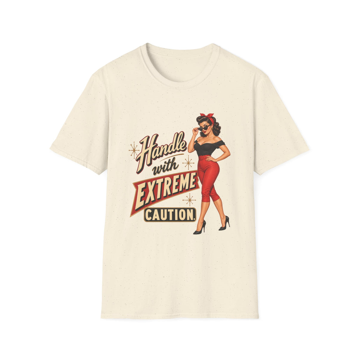 Handle With Extreme Caution Pinup Tee