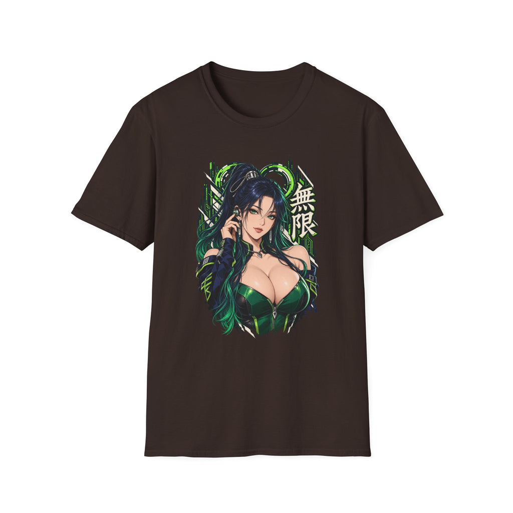 Infinity | Sexy Anime Ninja Pin Up Woman Graphic T-Shirt