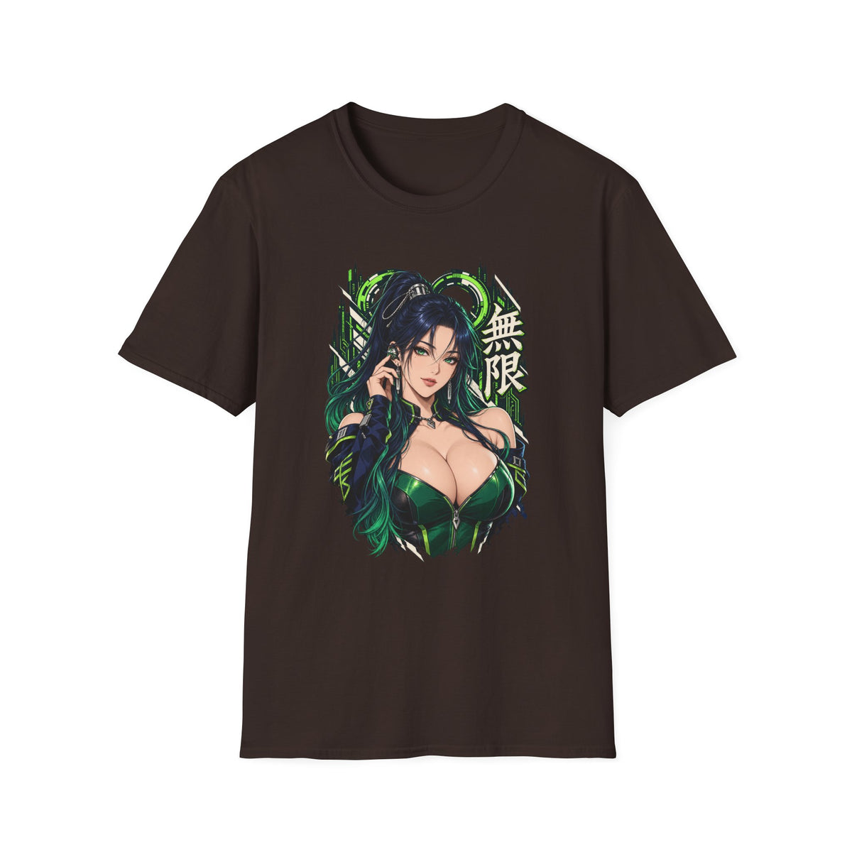 Infinity | Sexy Anime Ninja Pin Up Woman Graphic T-Shirt