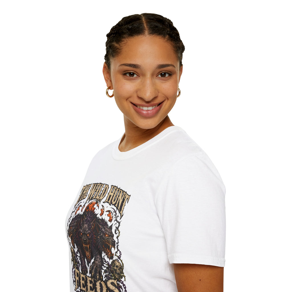 The Wild Hunt Feeds Wolf Halloween Wild Hunt Graphic Tee