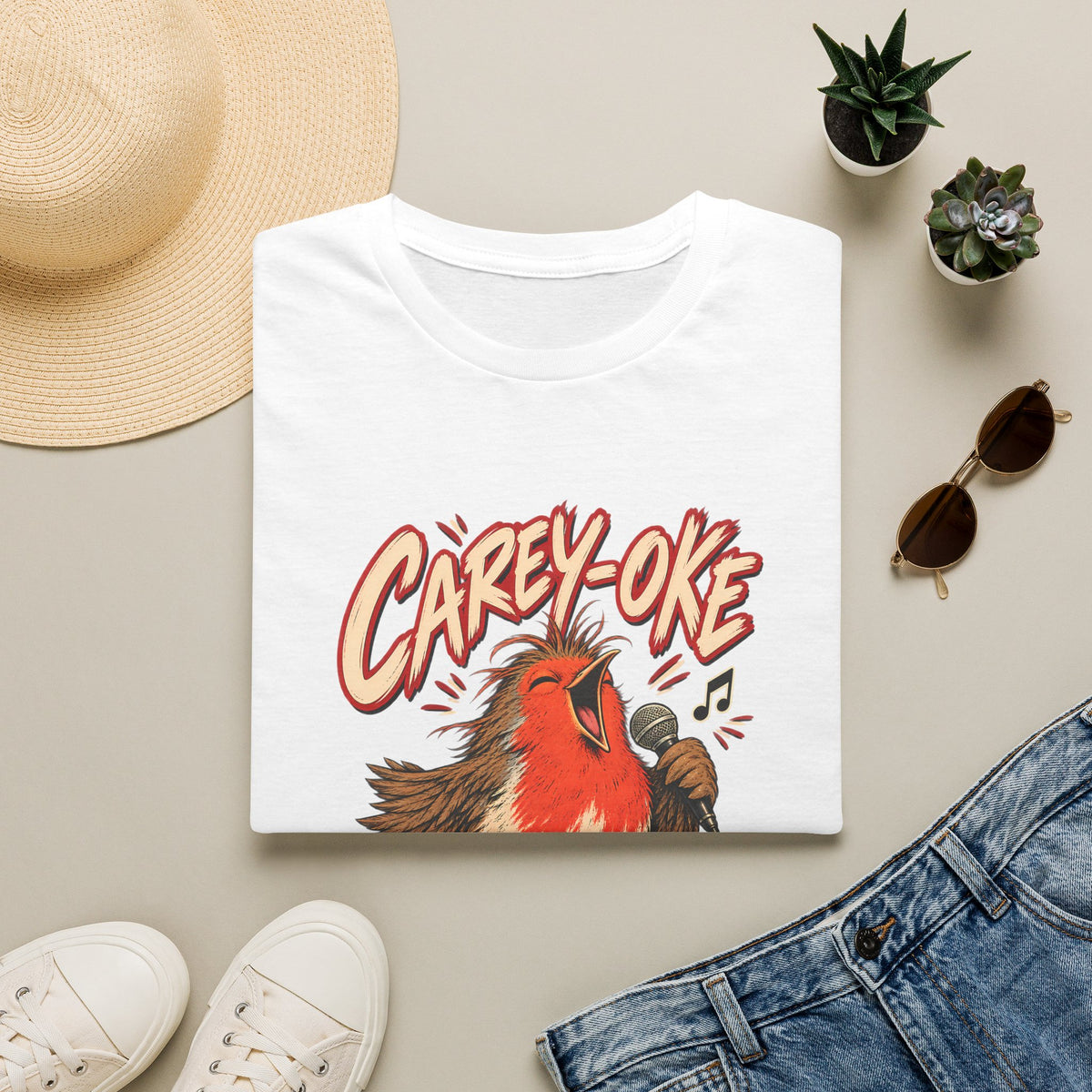 Robin 'Carey-oke' T-Shirt | Mariah in My Head Funny Holiday Tee