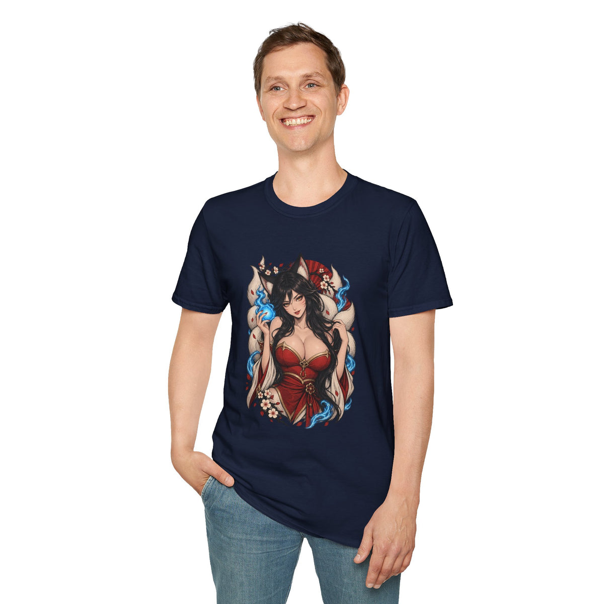 Ahri | League of Legends | Anime Pin Up Kitsune Girl T-Shirt