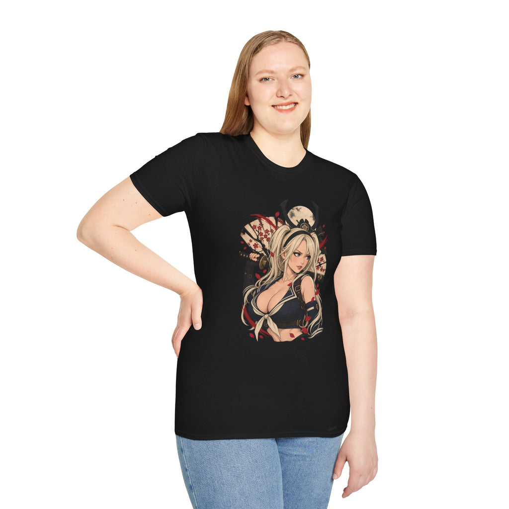 Babydoll | Samurai Anime Sexy Pin Up Girl Graphic T-Shirt