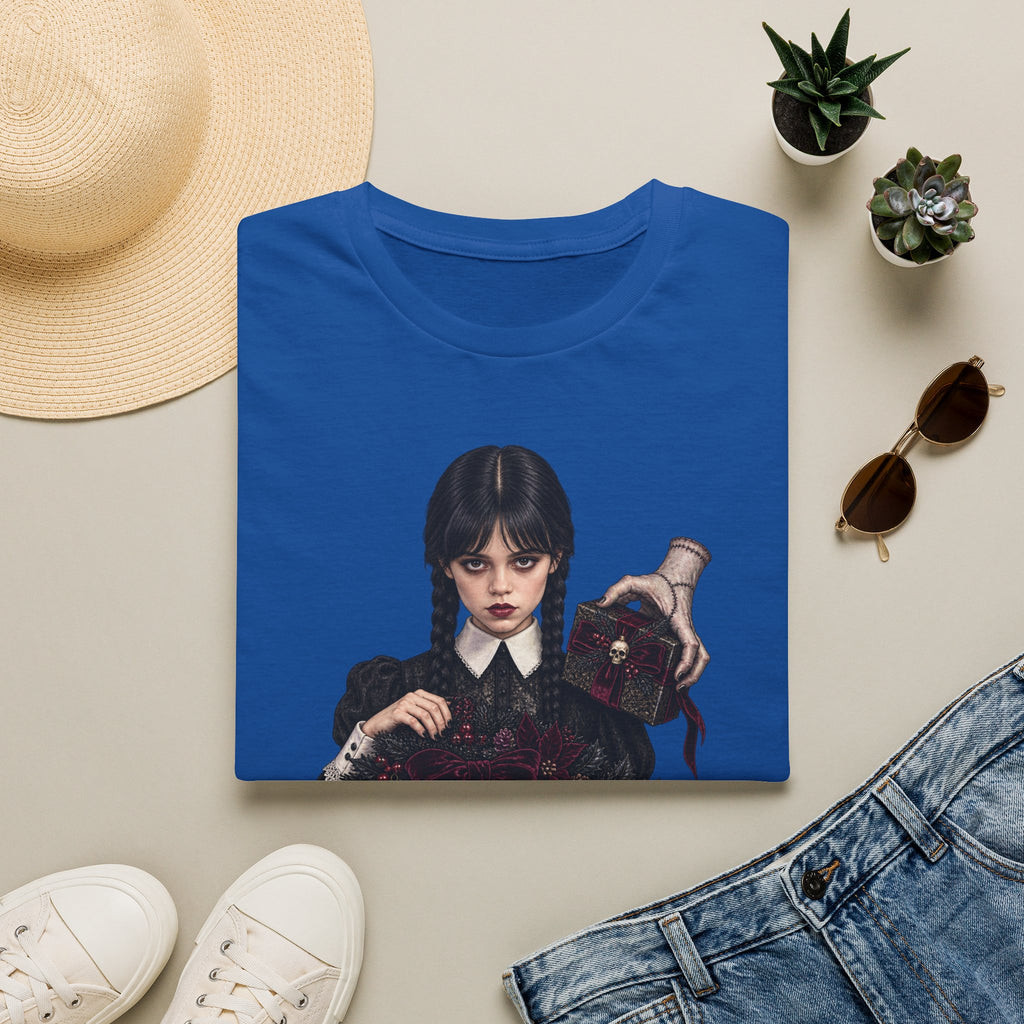 Wednesday Addams | Gothic Chrismtas Portrait T-Shirt