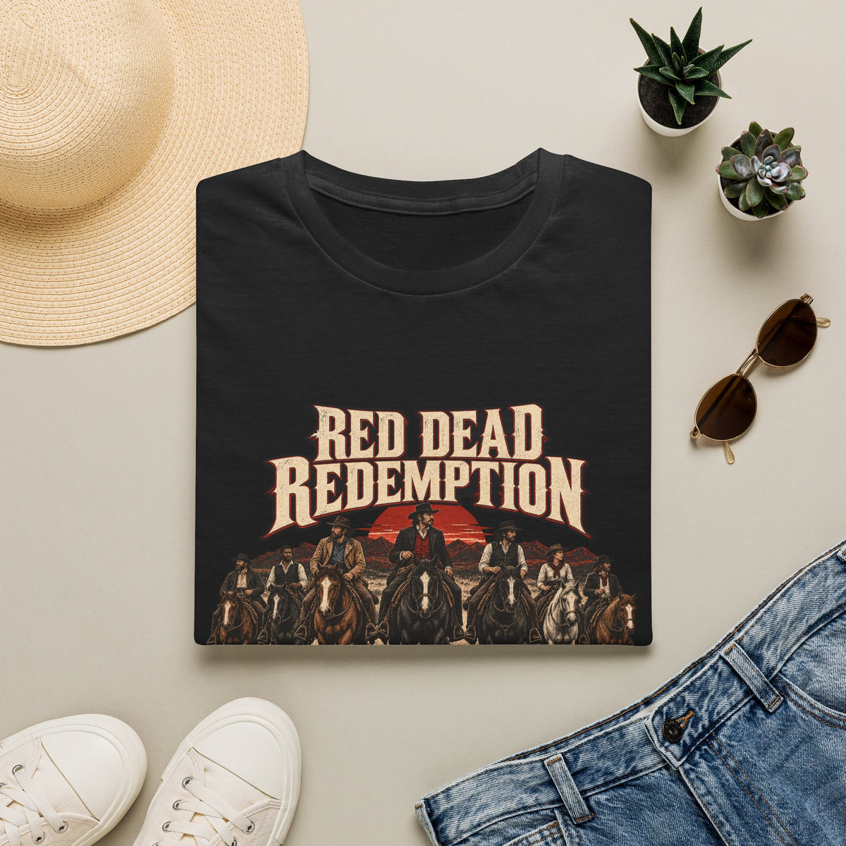 Red Dead Redemption | The Gang | Western Graphic T-Shirt