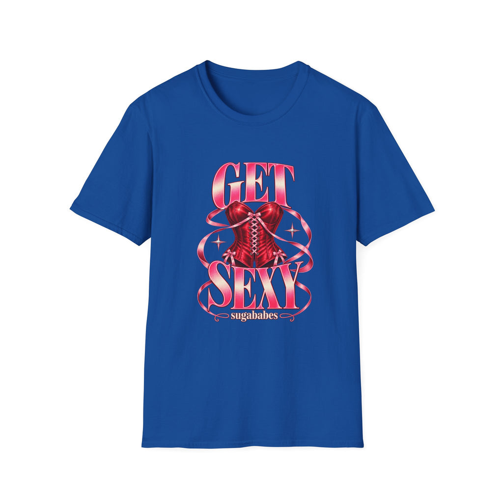 Get Sexy | Sugababes | Corset Retro Pink Y2K Vibe Graphic T Shirt