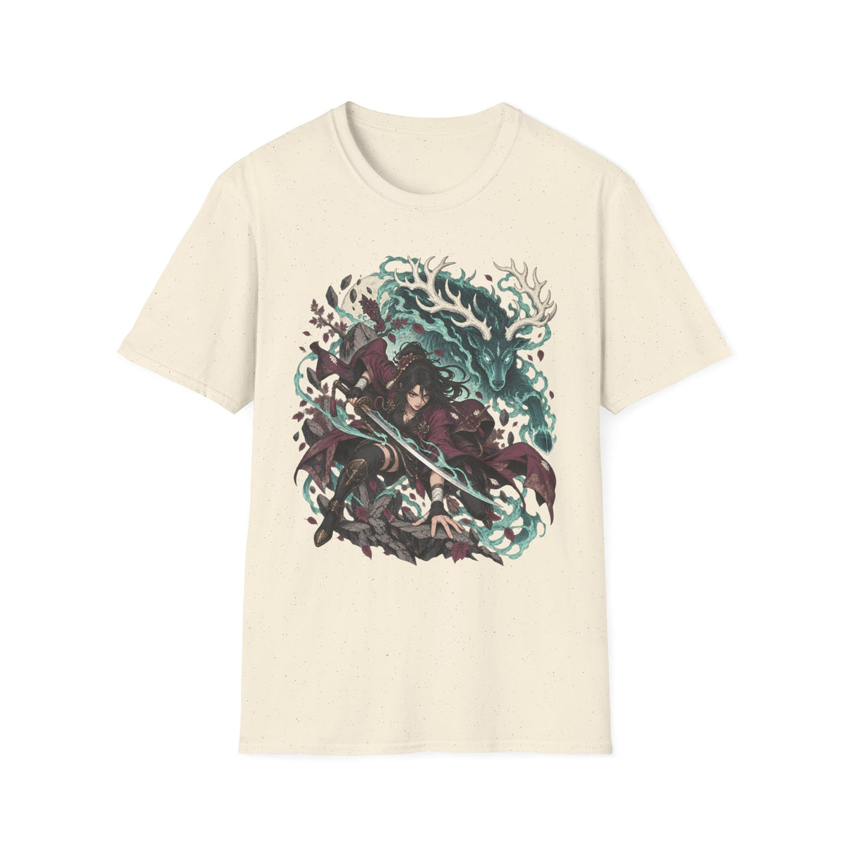 Spirit of the Forest | Fantasy Spirit Samurai T-Shirt