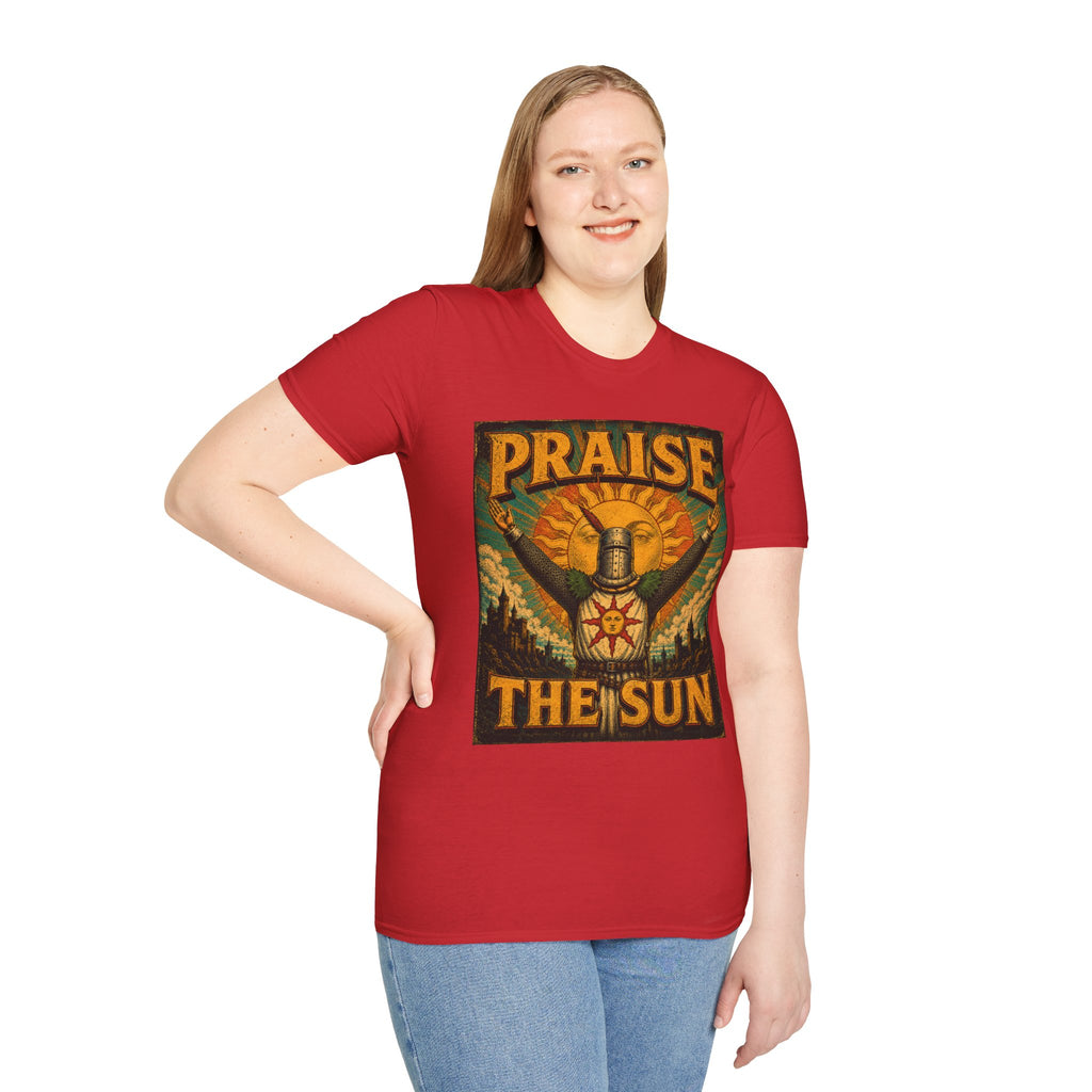 Praise the Sun T-Shirt — Dark Souls-Inspired Gaming Tee